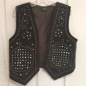 Velvet cotton vest! Good condition.